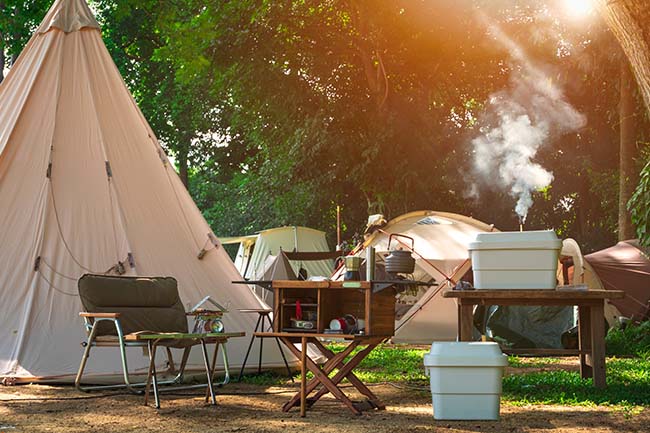 Campingplatz Vermietung Champaubert peninsula